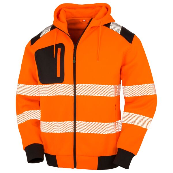 Result Genuine Recycled Safety Zip Hoodie Thumbnail