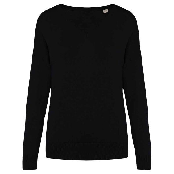 Spasso Ladies TENCEL™ V Neck Sweater Thumbnail