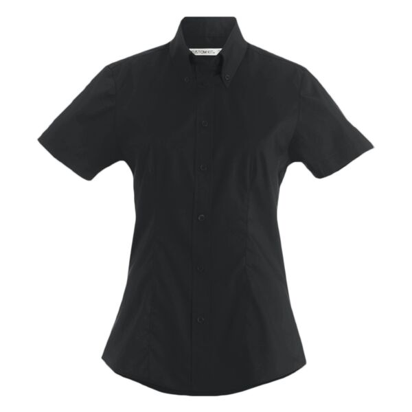 Kustom Kit Ladies Premium Short Sleeve Tailored Oxford Shirt Thumbnail