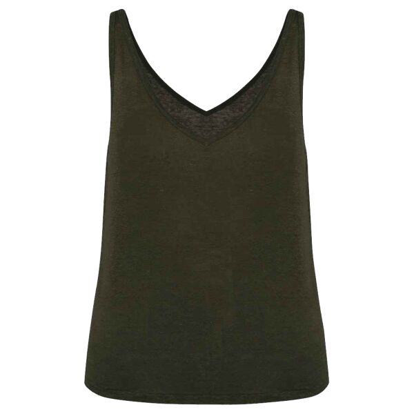Spasso Ladies Linen Tank Top Thumbnail
