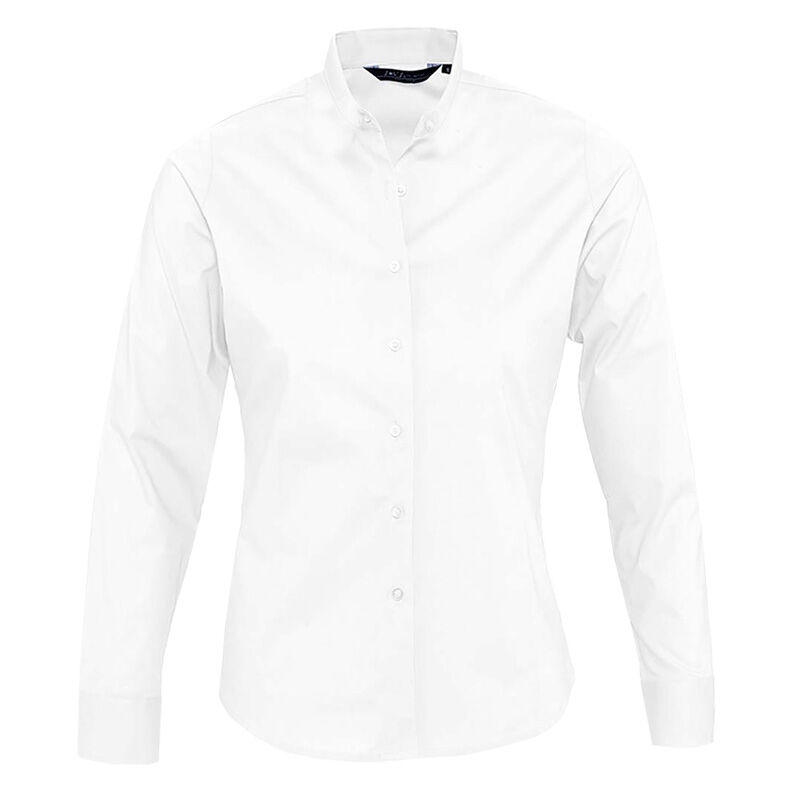 Ladies Gandad Collar Shirt Thumbnail