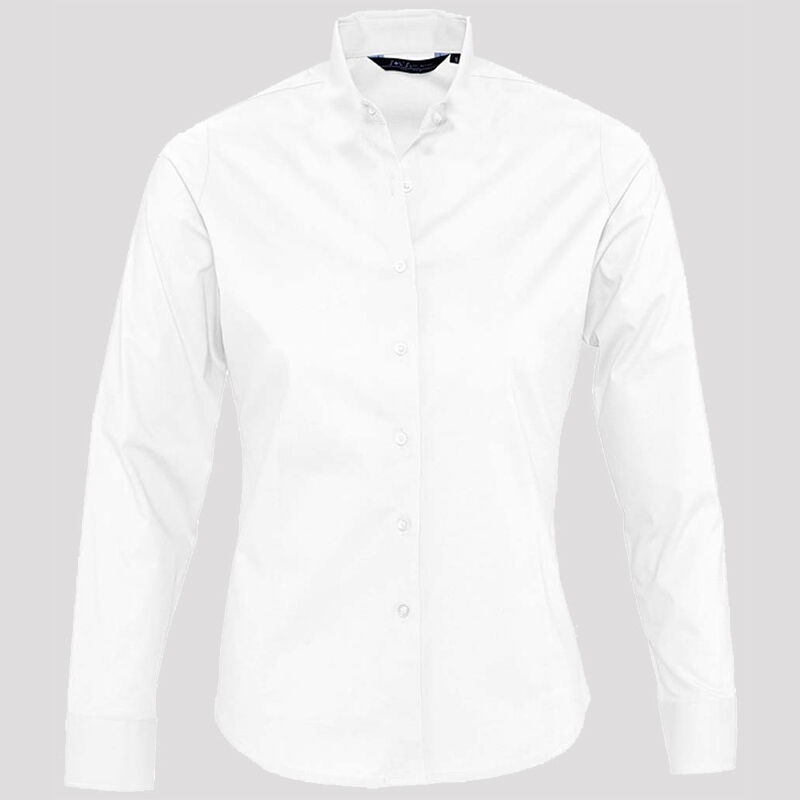 Ladies Grandad Collar Shirt Thumbnail